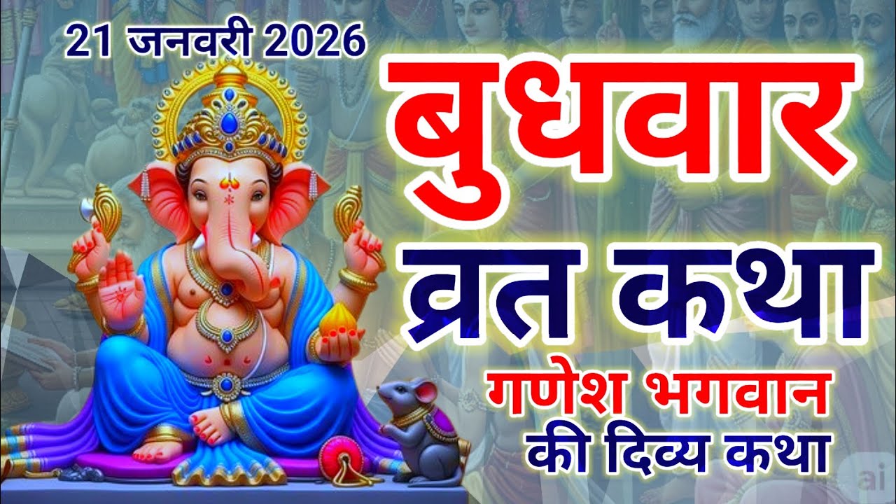 बुधवार व्रत कथा || budhwar vrat katha || बुधवार गणेश भगवान की कथा || budhwar Ganesh Bhagwan ki Katha