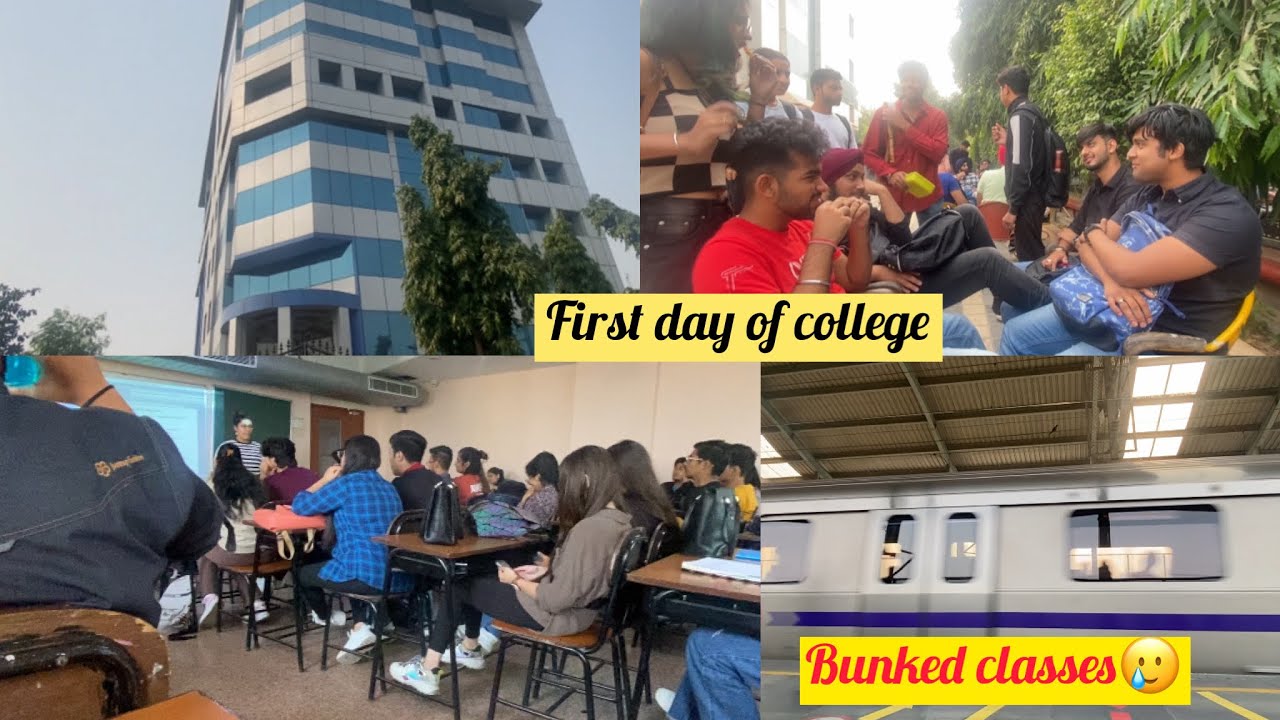 First day in college| TRINITY DWARKA | Bunked classes🥲