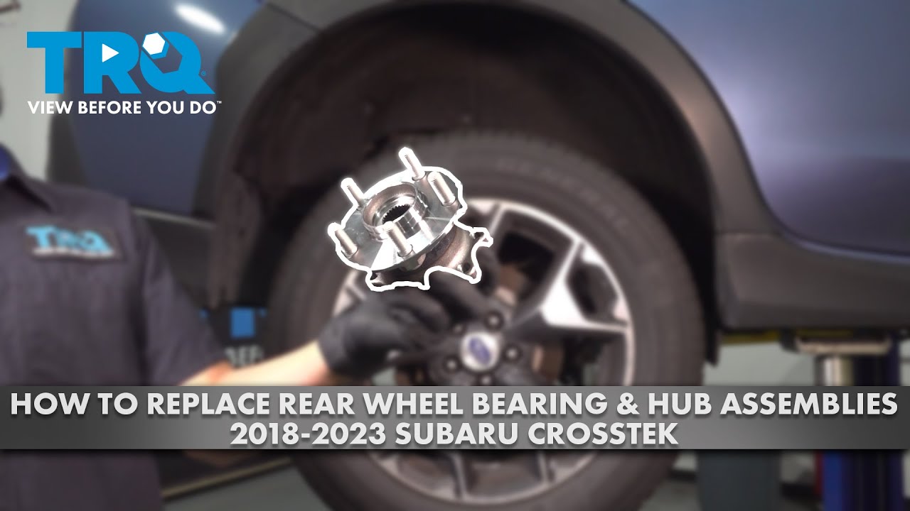 How to Replace Rear Wheel Bearing & Hub Assemblies 2018-2023 Subaru Crosstrek