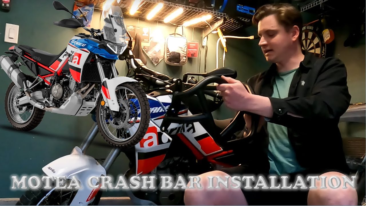 Aprilia Tuareg 660 Motea Crash Bars Installation