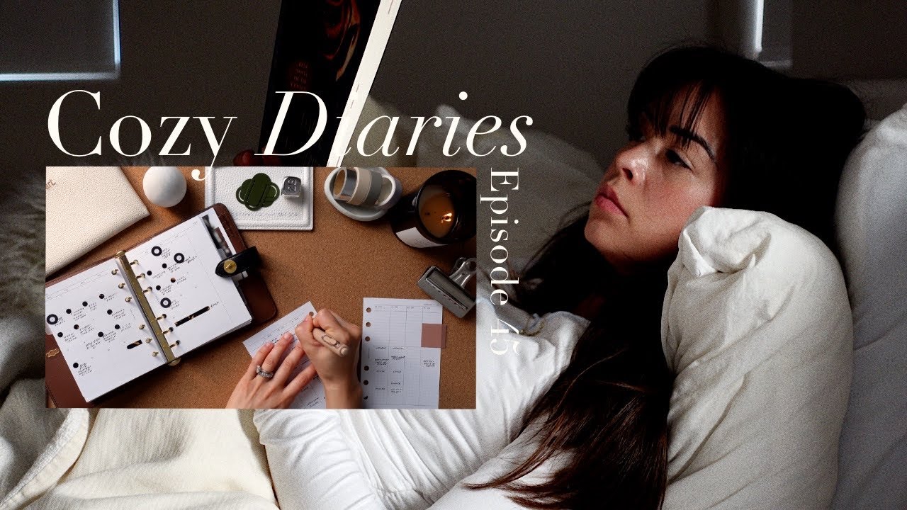 Cozy Vlog Ep. 45 | Weekly Setup in My A6 Mulberry, Baking, Reading, Journaling