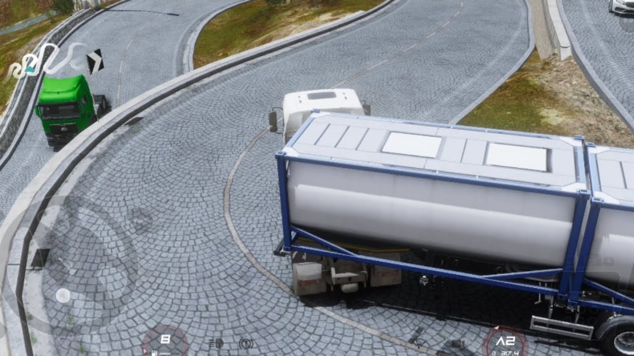 MUST TRY! Hidden 🔥 winding route for all Truckers #Truckersofeurope3