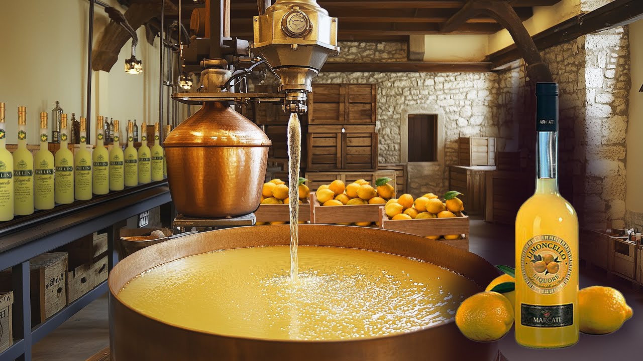 How Limoncello Is Made | Italian Lemon Liqueur Factory