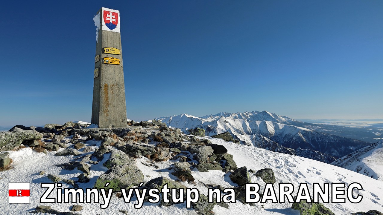 Zimný výstup na Baranec v Západných Tatrách