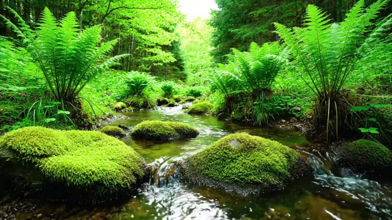 Tranquil River Flow | Mountain Nature Ambience