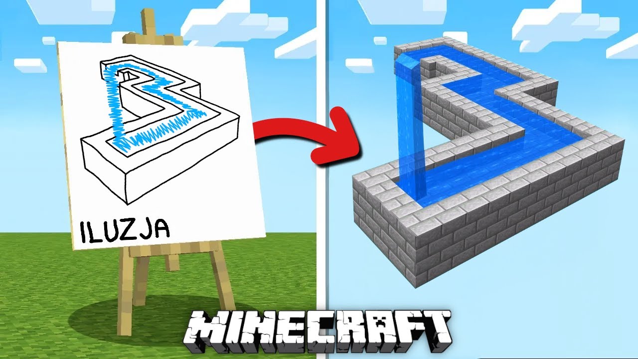 12 ILUZJI OPTYCZNYCH których NIE DA SIĘ ODZOBACZYĆ w MINECRAFT...