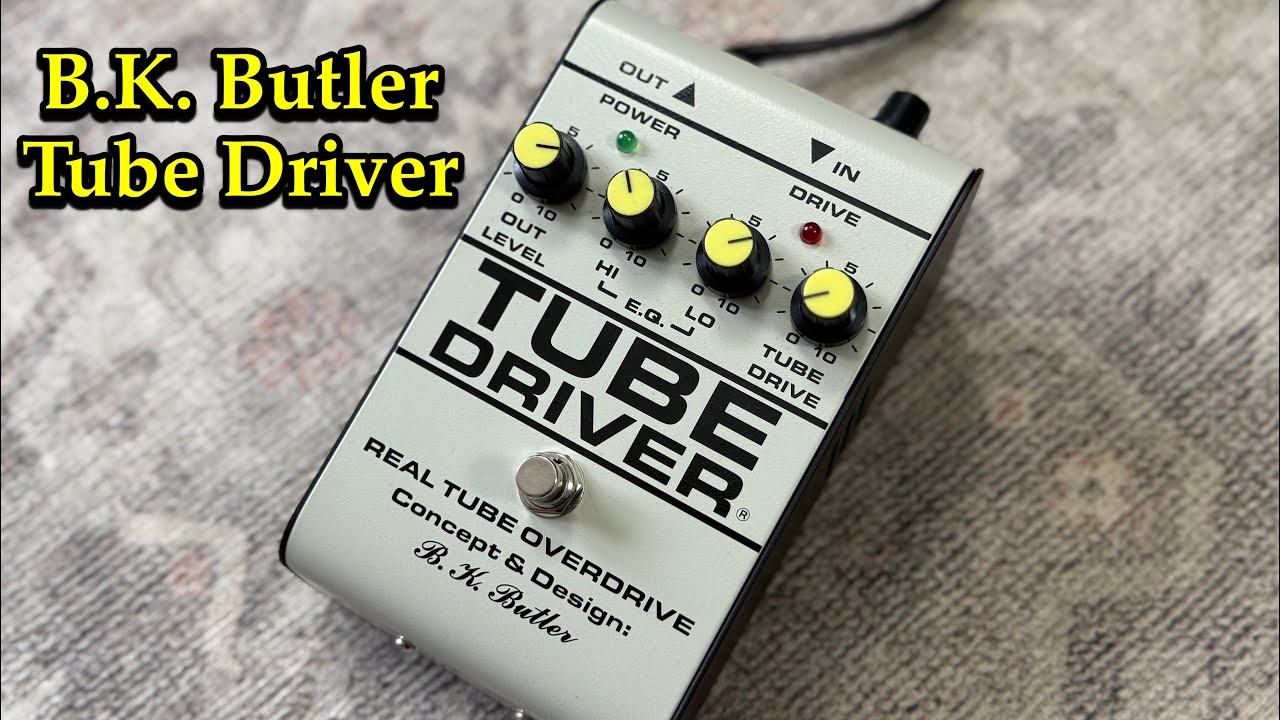 BK Butler Tube Driver - Unboxing / Sound Testing