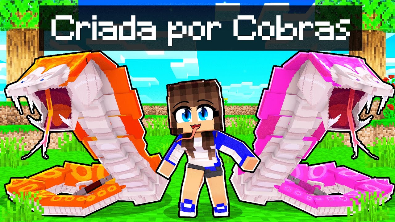 MIIKA foi CRIADA por COBRAS no Minecraft ◂Miika▸