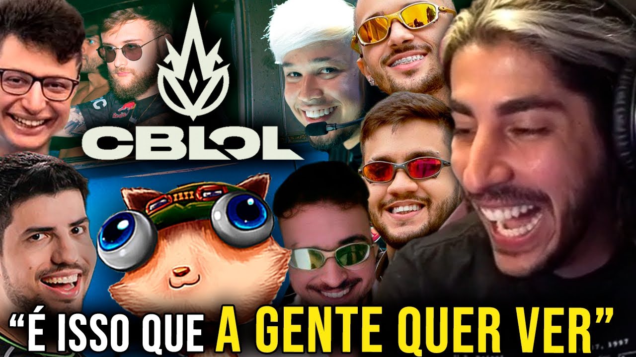 REAGINDO AO BRONZIOCRE: ATÉ PERDENDO O PAI GRITA - CBLOL DA ZUEIRA | React