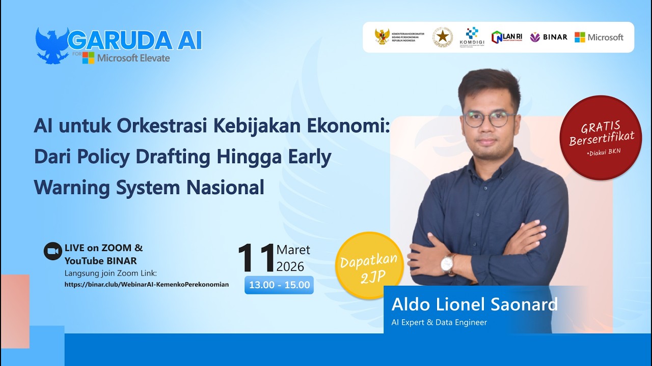 AI untuk Orkestrasi Kebijakan Ekonomi: Dari Policy Drafting hingga Early Warning System Nasional