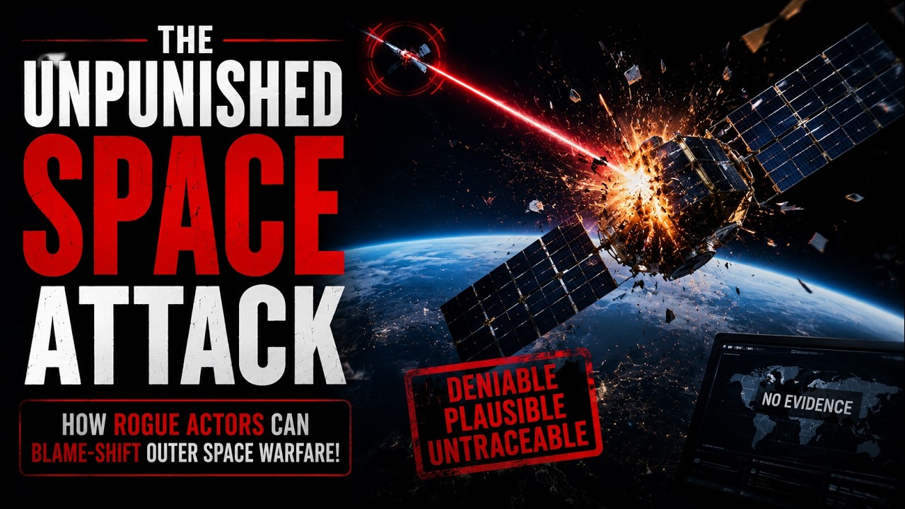 🛰️ The Unpunished Space Attack: How Rogue Actors Can Blame-Shift Outer Space Warfare! 🌊💥