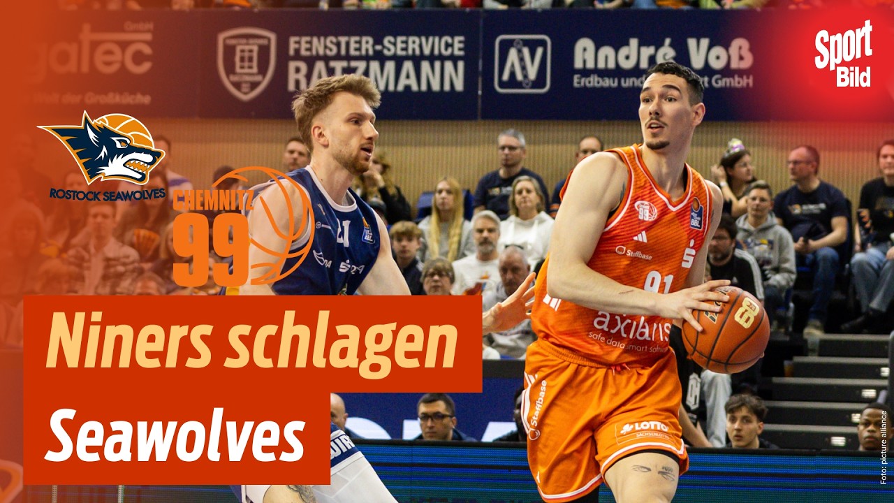 Basketball: Rostock Seawolves - Niners Chemnitz | Basketball-Bundesliga Saison 2025/26.