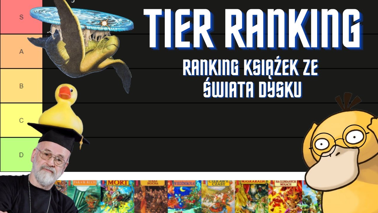RANKING KSIĄŻEK ZE ŚWIATA DYSKU 🐢🌎