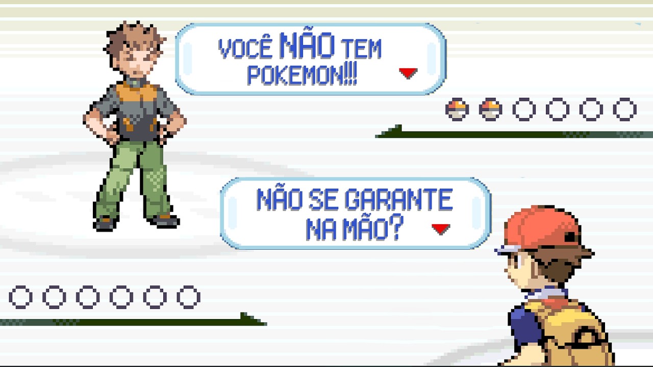 O que acontece se você desafiar líderes de ginásio sem Pokémon?
