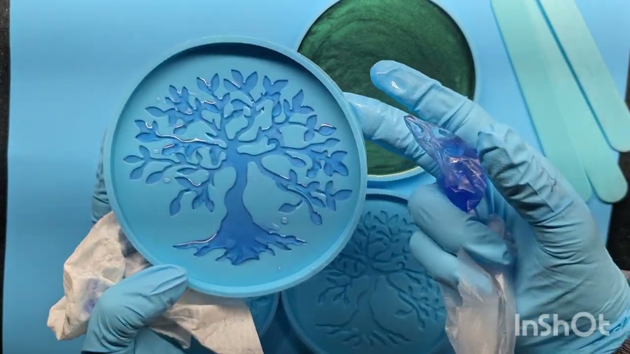 #137 Tree of Life coaster's from Laura's Art Corner 