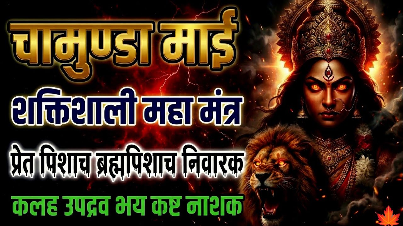 शक्तिशाली चामुण्डा माई मंत्र | प्रेत पिशाच ब्रह्मपिशाच निवारक | कलह उपद्रव भय कष्ट नाशक