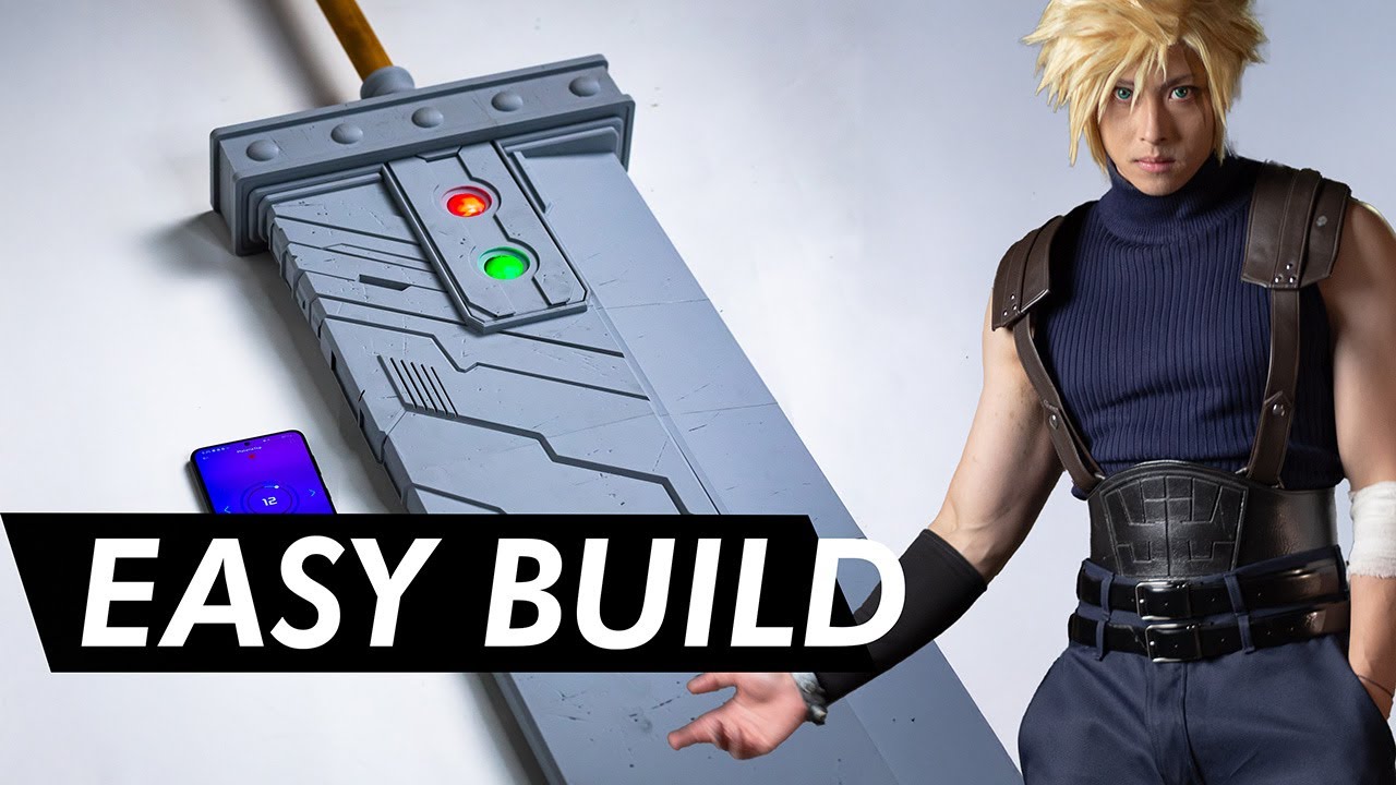 Putting together a 3D Printed Buster Sword | Less than 6lbs