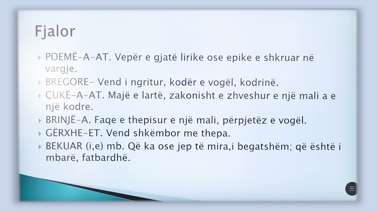 6 01 056 - Java e dymbëdhjetë - Gjuhë shqipe - poema Bagëti e bujqësi Naim Frashëri