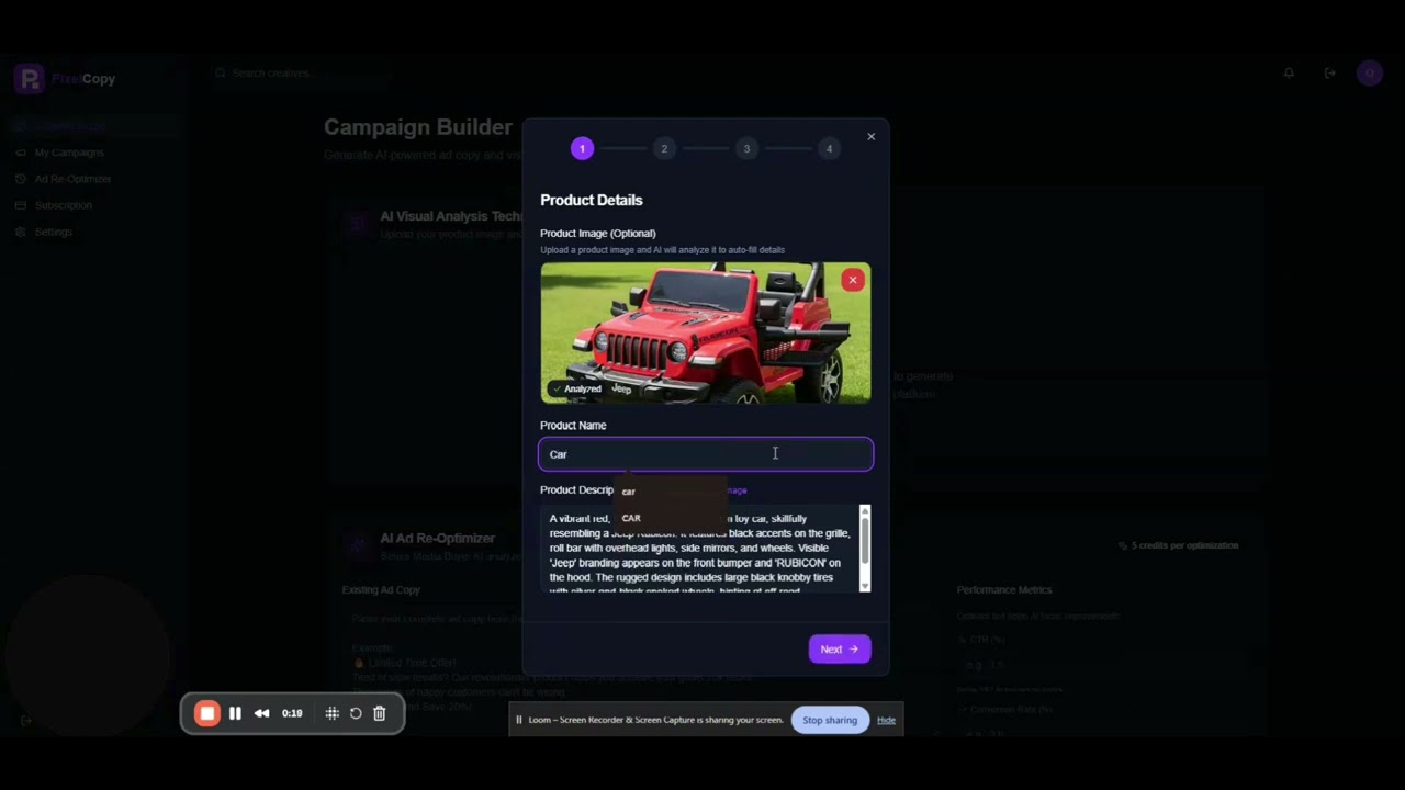 From Product Photo to Ad Copy in 30 Seconds! 🚀 | PixelCopy.ai Demo