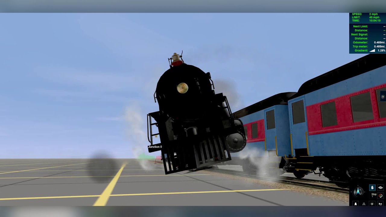 POLAR EXPRESS 1225 - TRAINZ A NEW ERA - CRASHED!