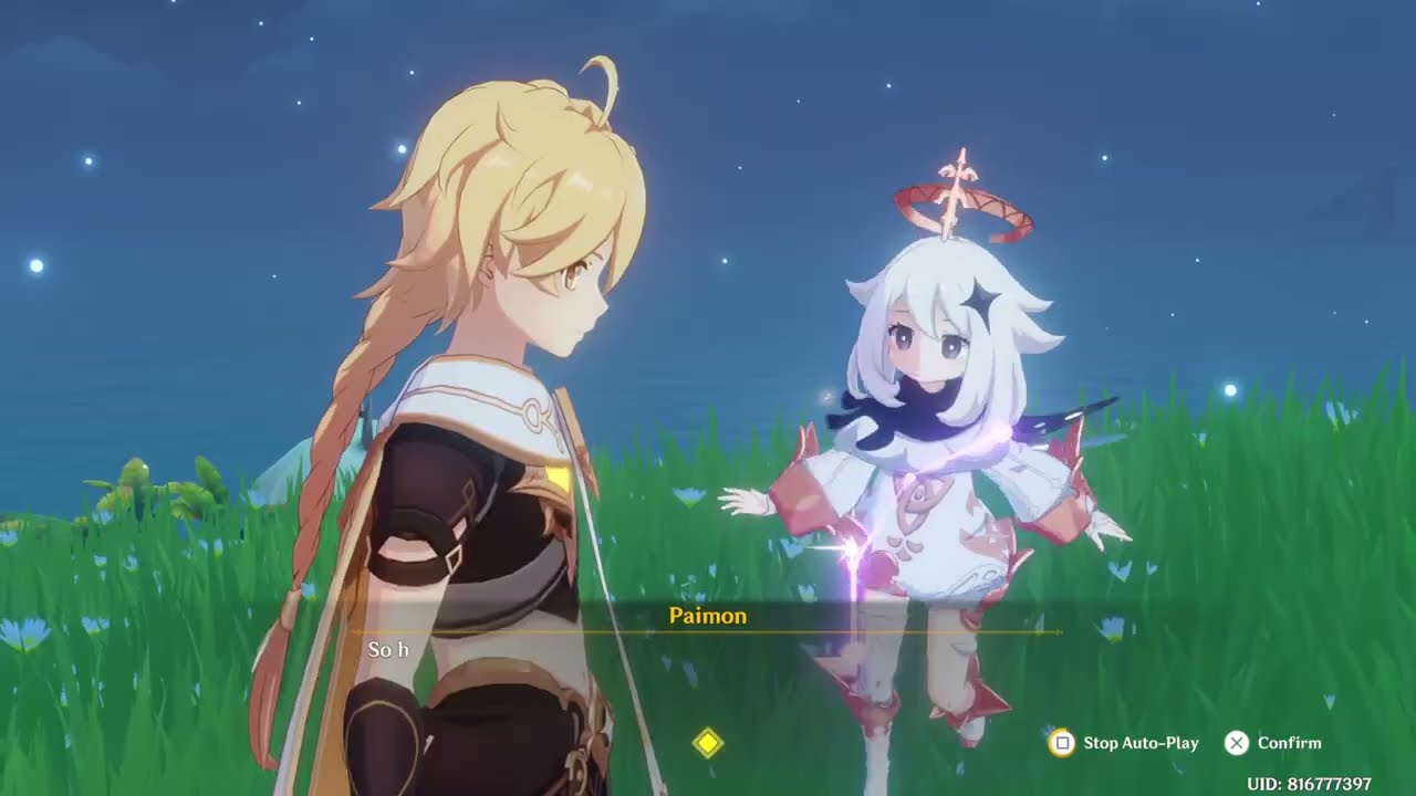 VENTI FLIRTS WITH AETHER Genshin Impact CUTSCENE