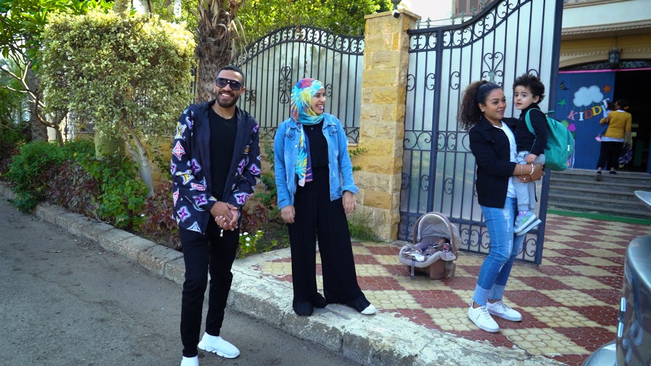 ودعنا ابننا سليم في اول يوم حضانة 😲 رد فعلة مضحك جدا 😂