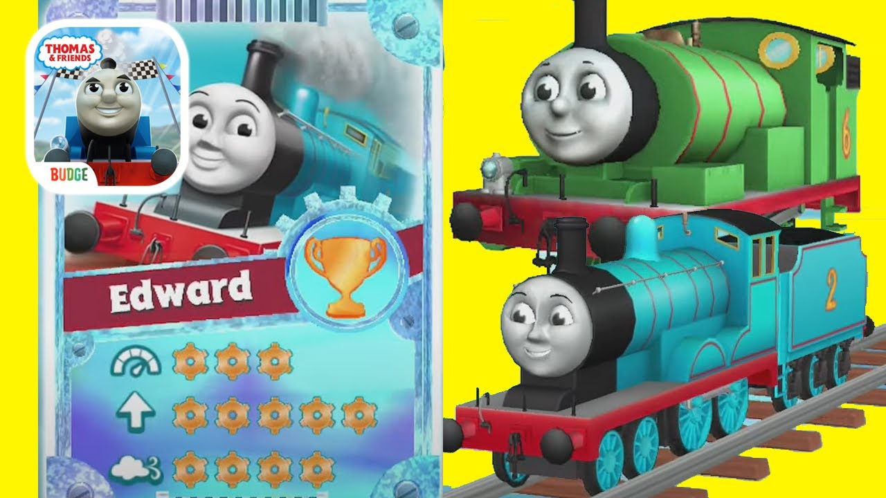Thomas & Friends: GoGo Thomas - Edward VS Percy - Full Upgrade Diamond Super Fun Races (Budge)