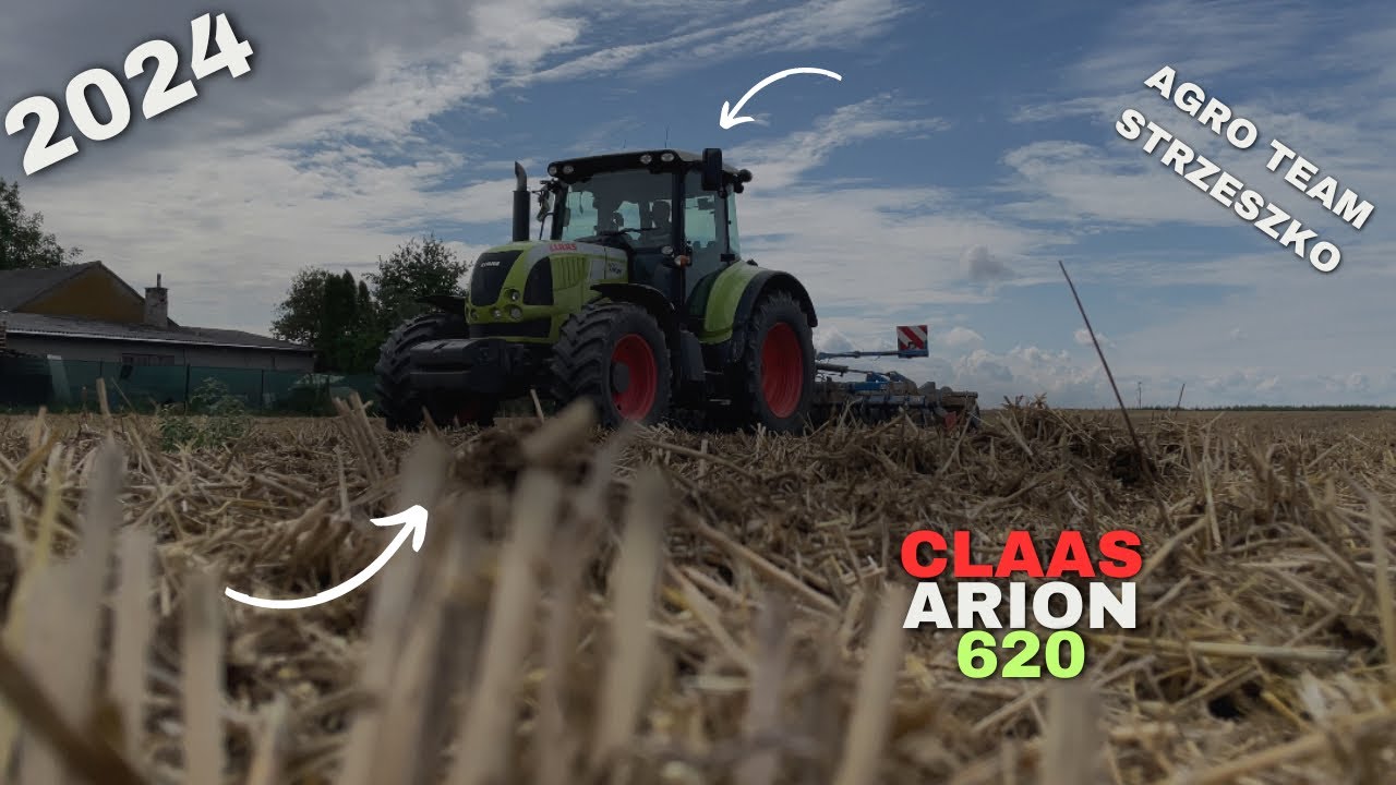 ★TALERZOWANIE 2024★✓Claas Arion 620 & Agro-Lift 4m✓