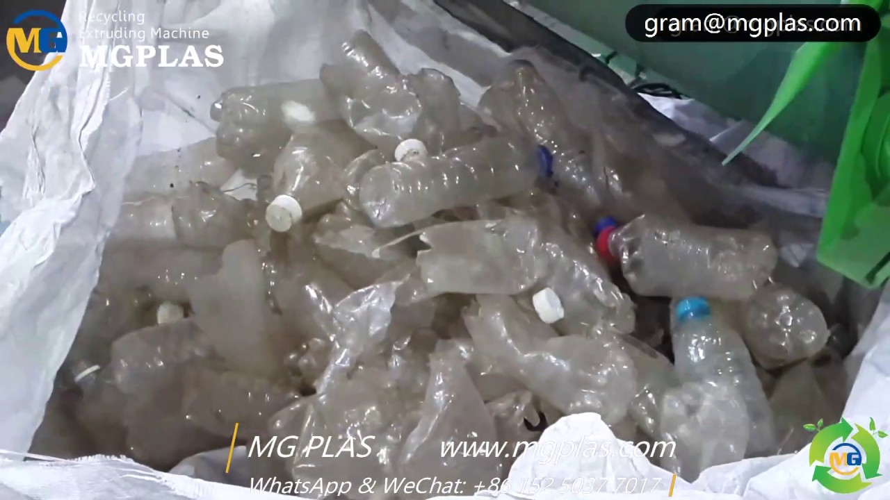 PET bottle crushing washing drying recycling line in 10 steps in 2019(SUS304, 800kg/hr)