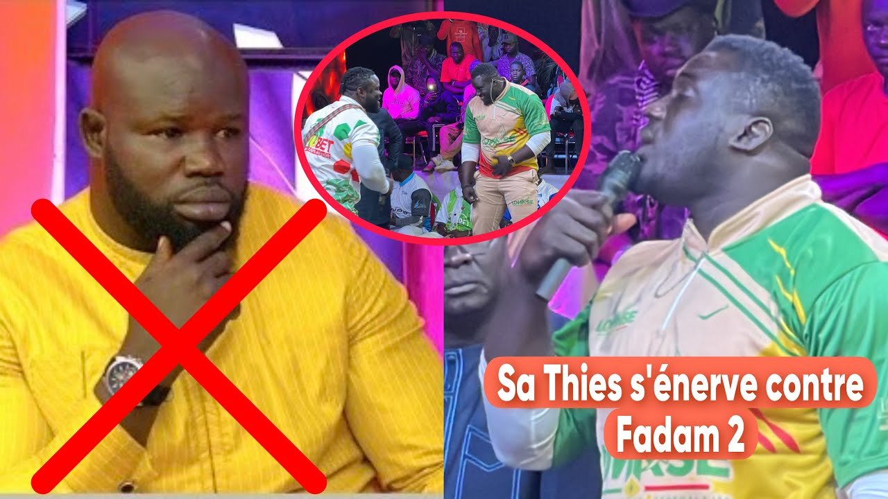 Oh😱L'énorme clash entre Sa Thiès, Fadam 2 et Bour Gueweul lors de son face à face contre Eumeu Sene