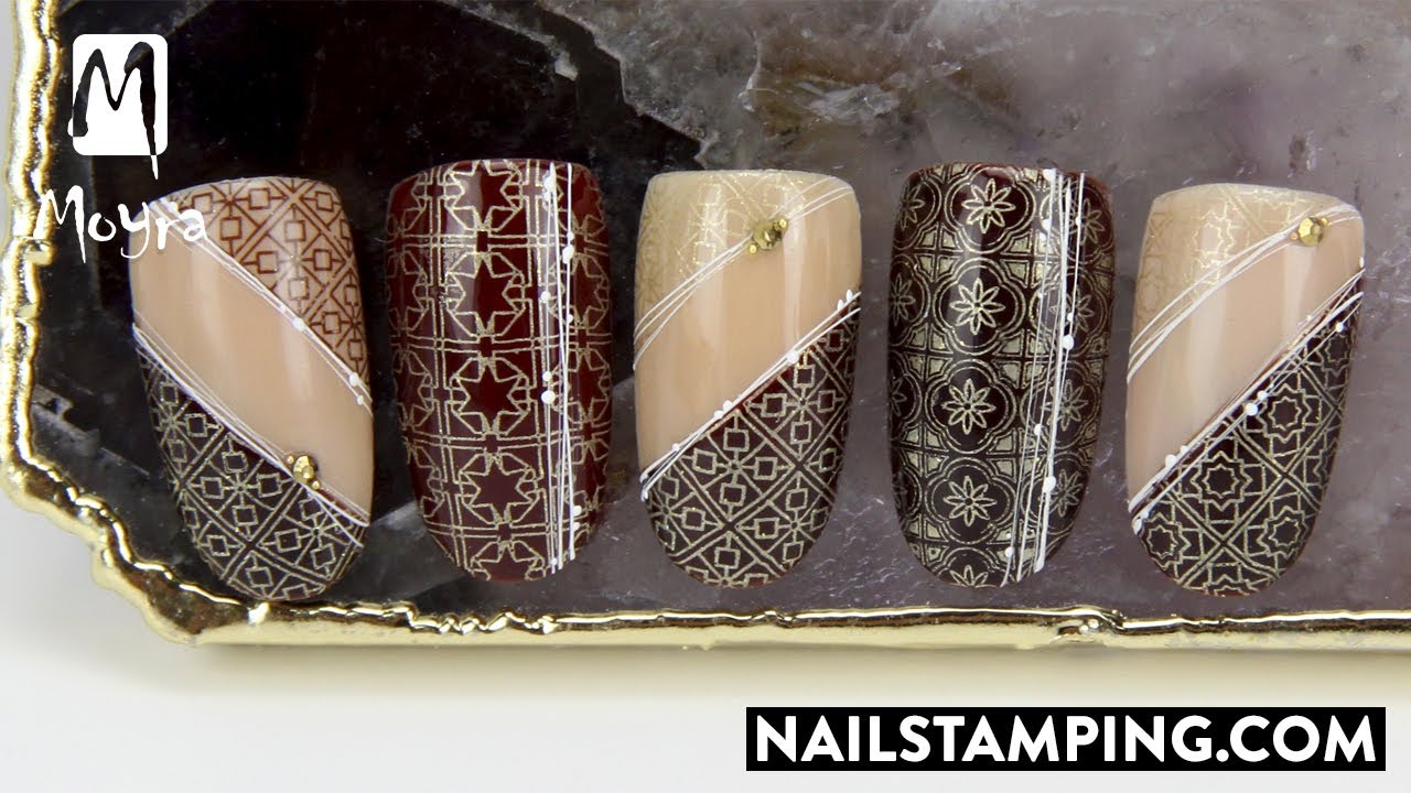 🔮💫Elegant nail art with mystic patterns (nailstamping.com)
