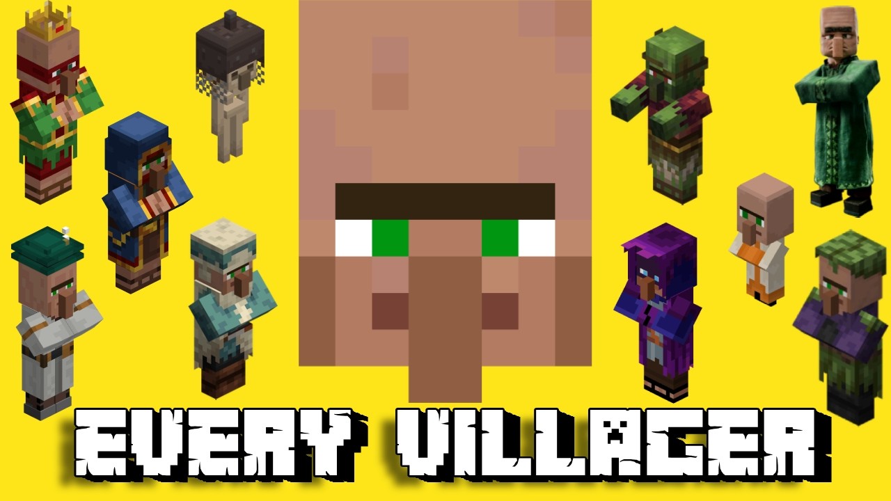 Every Minecraft Villager Ever