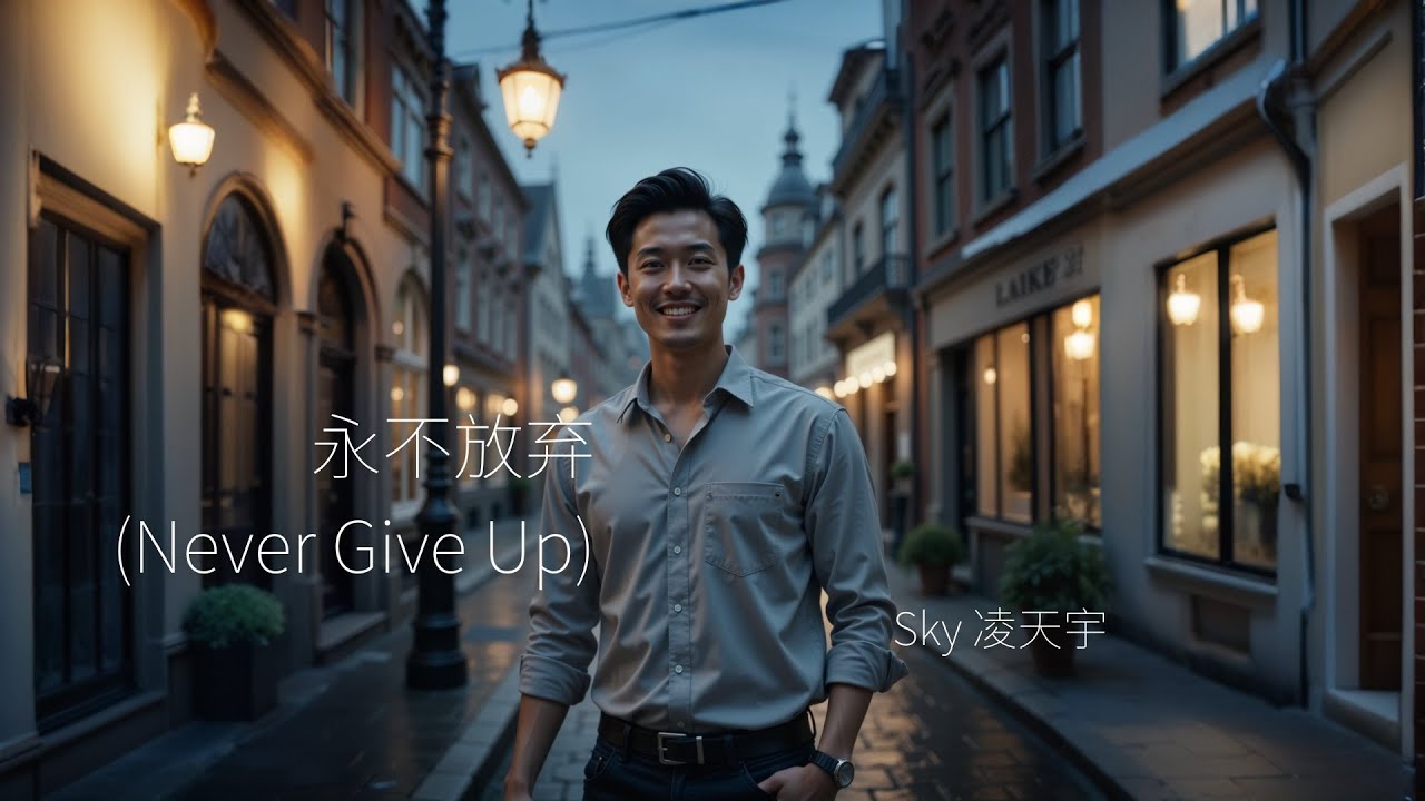 【永不放弃】【Never Give Up】Sky 凌天宇 | Lyrics | 歌词 | Music Video