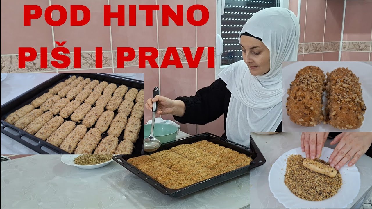 Najbolji recept ikad‼️Svega po 4 šoljice❗️HURMAŠICE SA ORASIMA I GRIZOM💥Obavezno zapiši i probaj😉