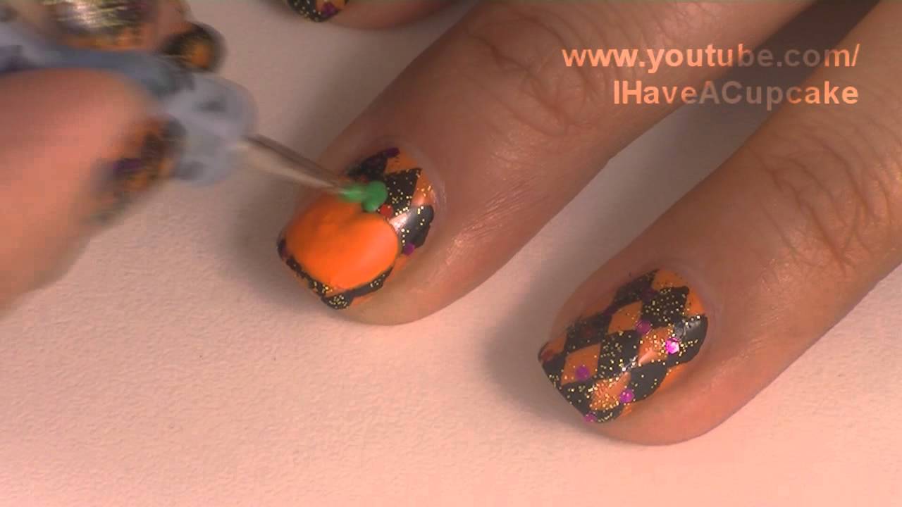 Halloween Nails - *Jack-O-Lantern* Halloween Nail Art