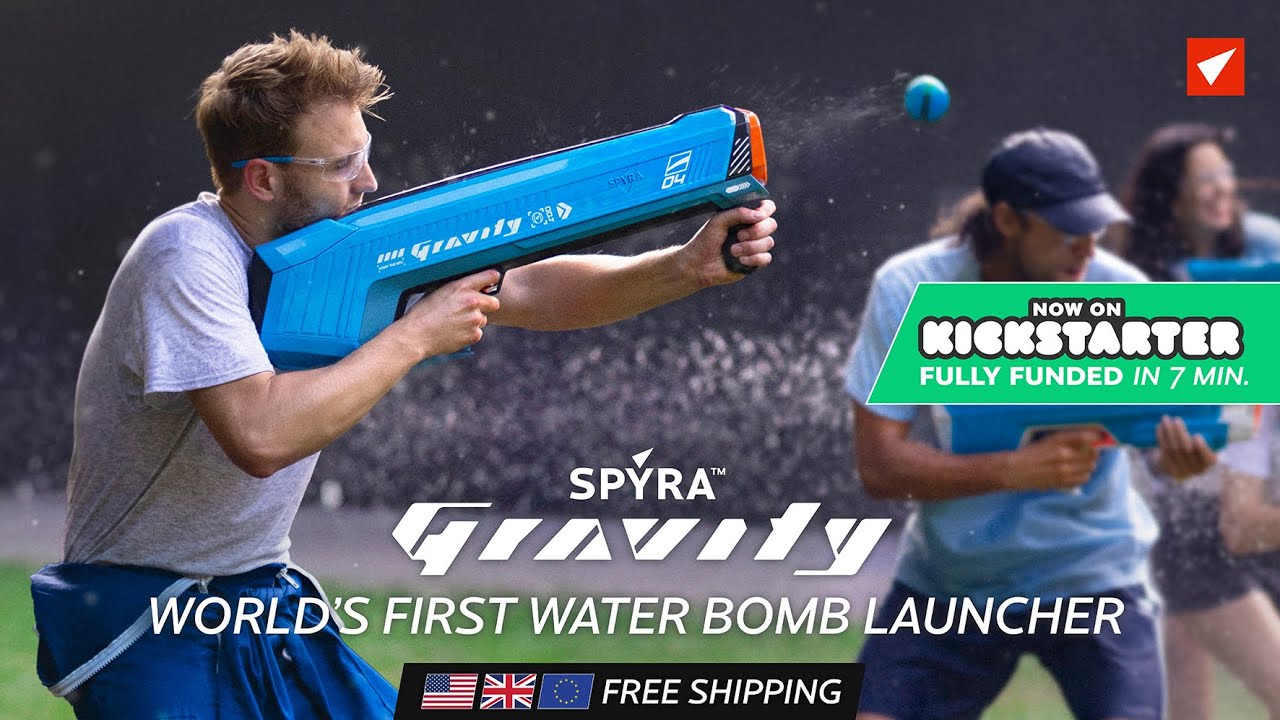 World&rsquo;s First Water Bomb Launcher: The SpyraGravity Kickstarter Video