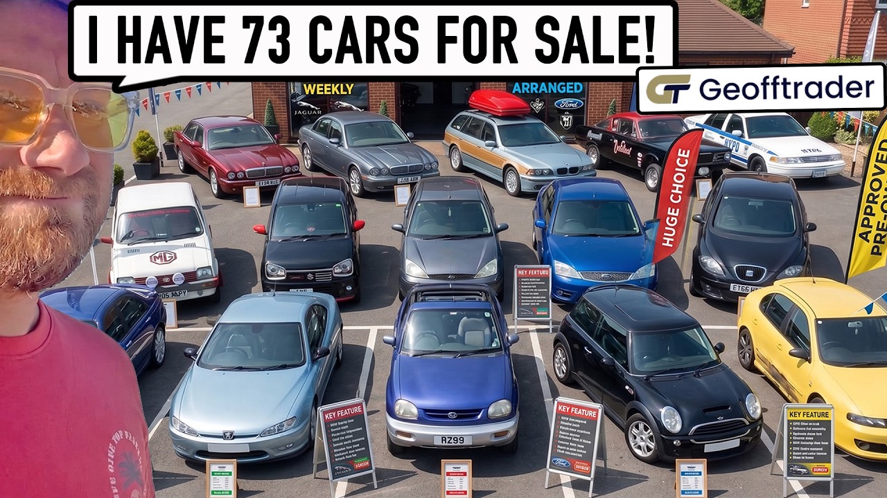 У МЕНЯ В ПРОДАЖЕ 73 ДЕШЕВЫЕ МАШИНЫ! Официальный запуск GEOFF TRADER! 🚗🚙