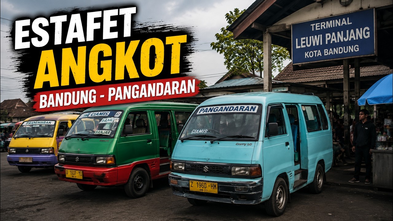 NEKAT NAIK ANGKOT DARI BANDUNG KE PANGANDARAN!! Ganti 20x? Habis Ratusan Ribu?