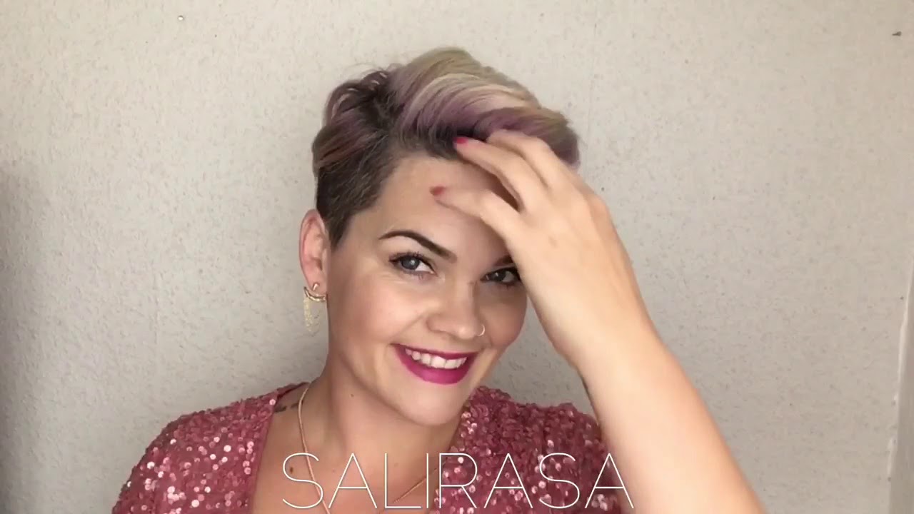 how to style a pixiecut using batiste dry shampoo