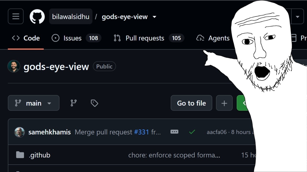 God's Eye View: этот Open Source AI-проект просто БЕЗУМИЕ&hellip; @AIPhyOx
