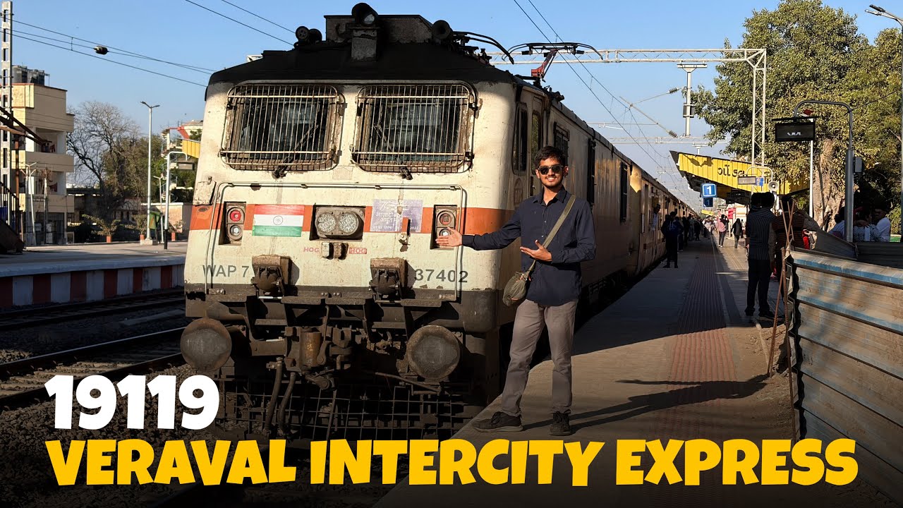 19119 Gandhinagar Veraval Intercity Express 🚆 | Full Journey Vlog | Yatrawithdhruv 