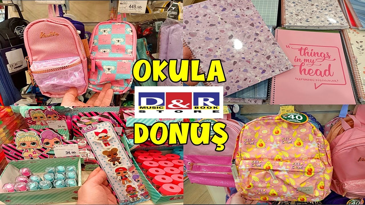 OKULA DÖNÜŞ D&R OKUL MALZEMELERİ 💯OKUL ALIŞVERİŞİ BACK TO SCHOOL