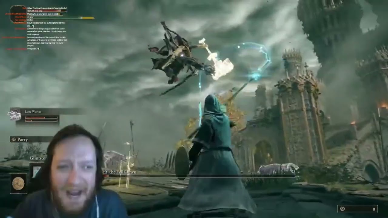 Michael Does Life beats Margit The Fell Omen after 2 days of trying | Elden Ring Boss Fight