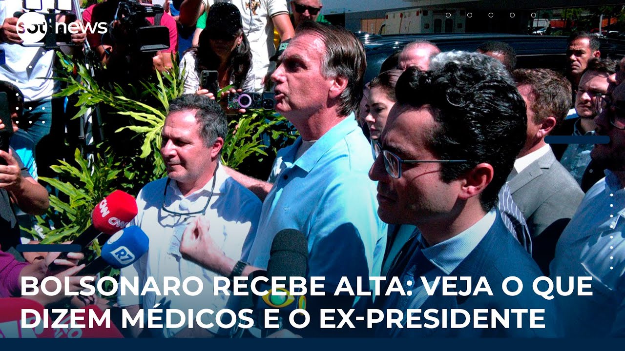 Bolsonaro recebe alta: veja o que dizem médicos e o ex-presidente