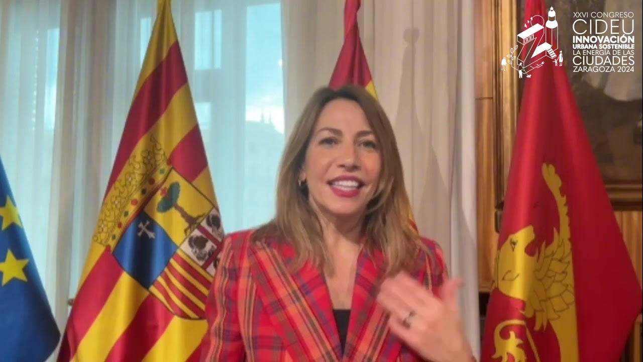 Invitación de la Alcaldesa de Zaragoza, Natalia Chueca, al XXVI Congreso CIDEU.