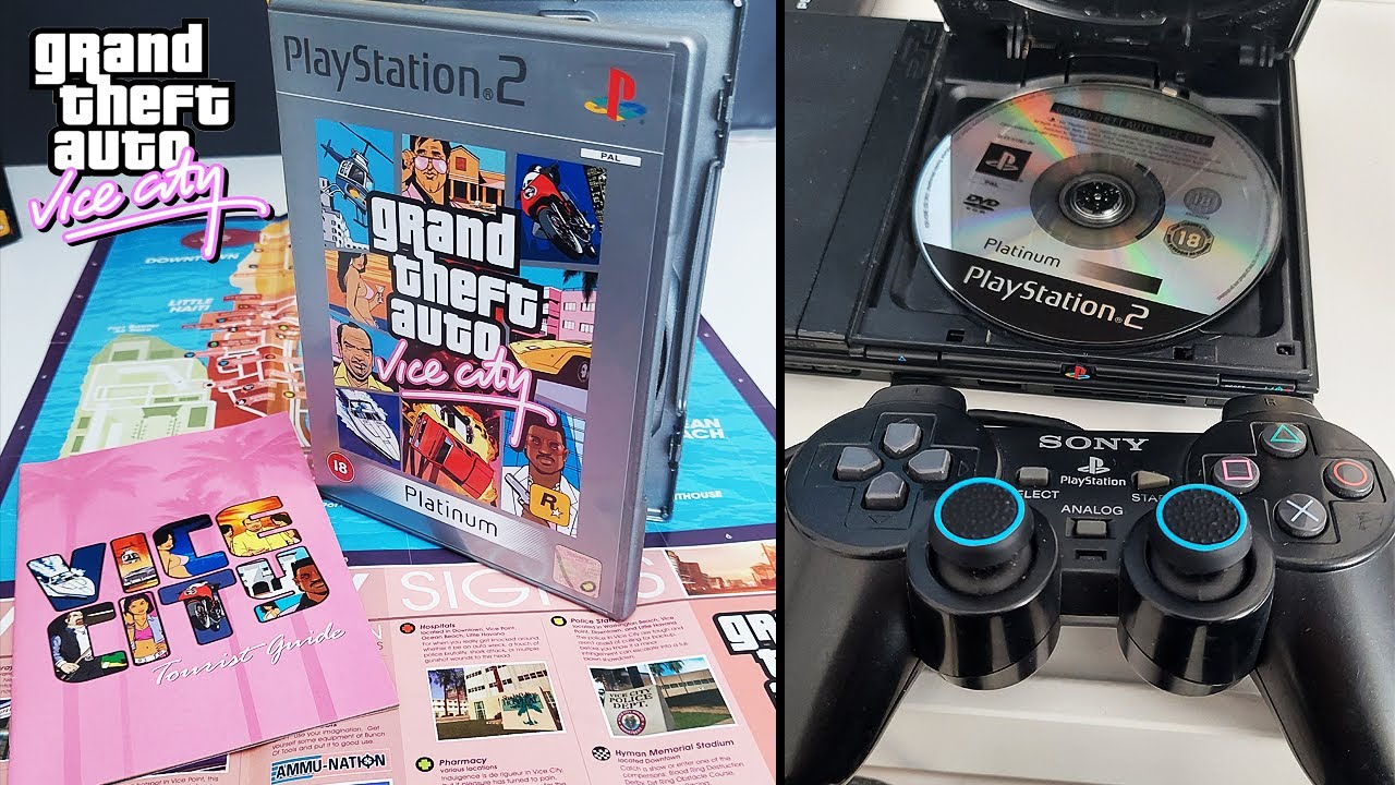 GTA VICE CITY 20 YILLIK ORİJİNAL PS2 KUTU AÇILIMI ! HARİTALI VE KİTAPÇIKLI