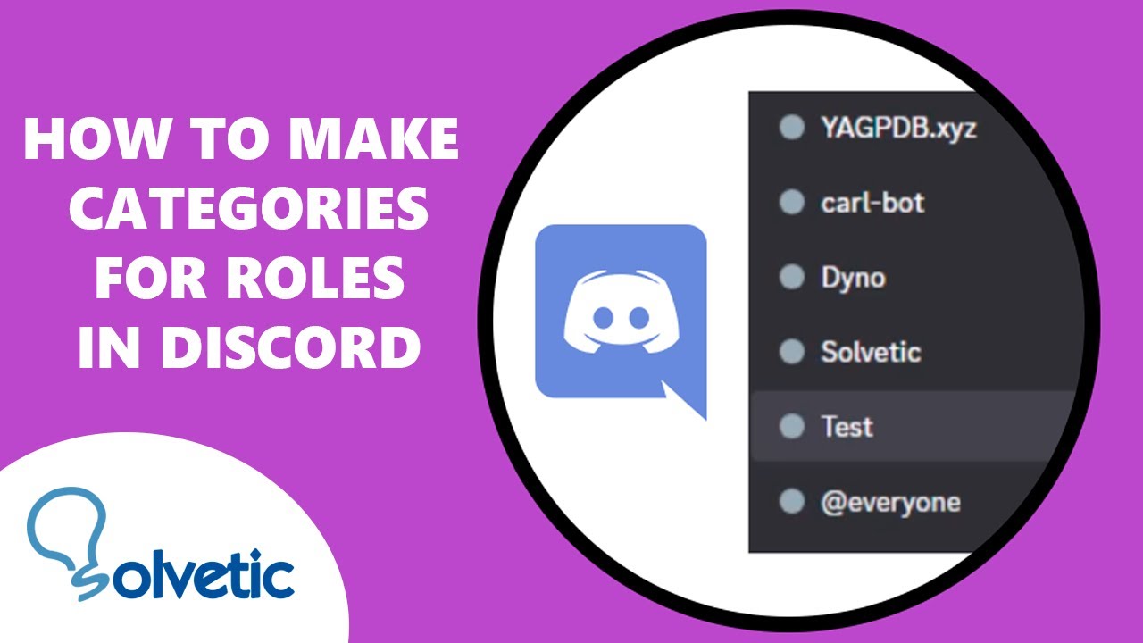 How to MAKE CATEGORIES for ROLES in DISCORD
