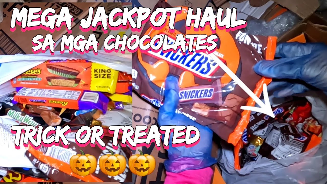 Dumpster Diving: NAG TRICK OR TREATED SI MR.BIN SA LOOB NG BASURAHAN🎃🎃🎃 SUPER JACKPOT SA CHOCOLATES.