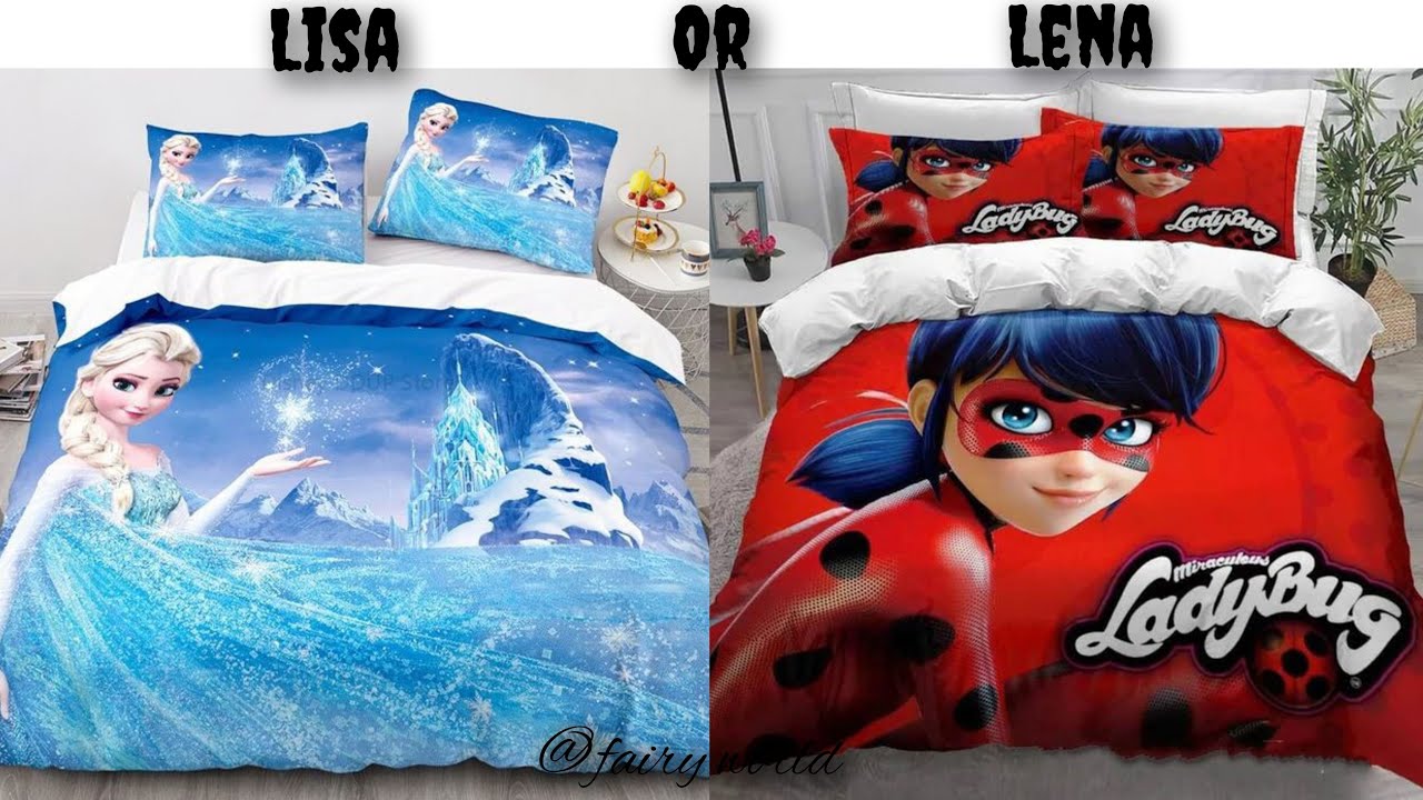 lisa or lena ,elsa vs marinate,( clothes,cute stuff & school supplies)