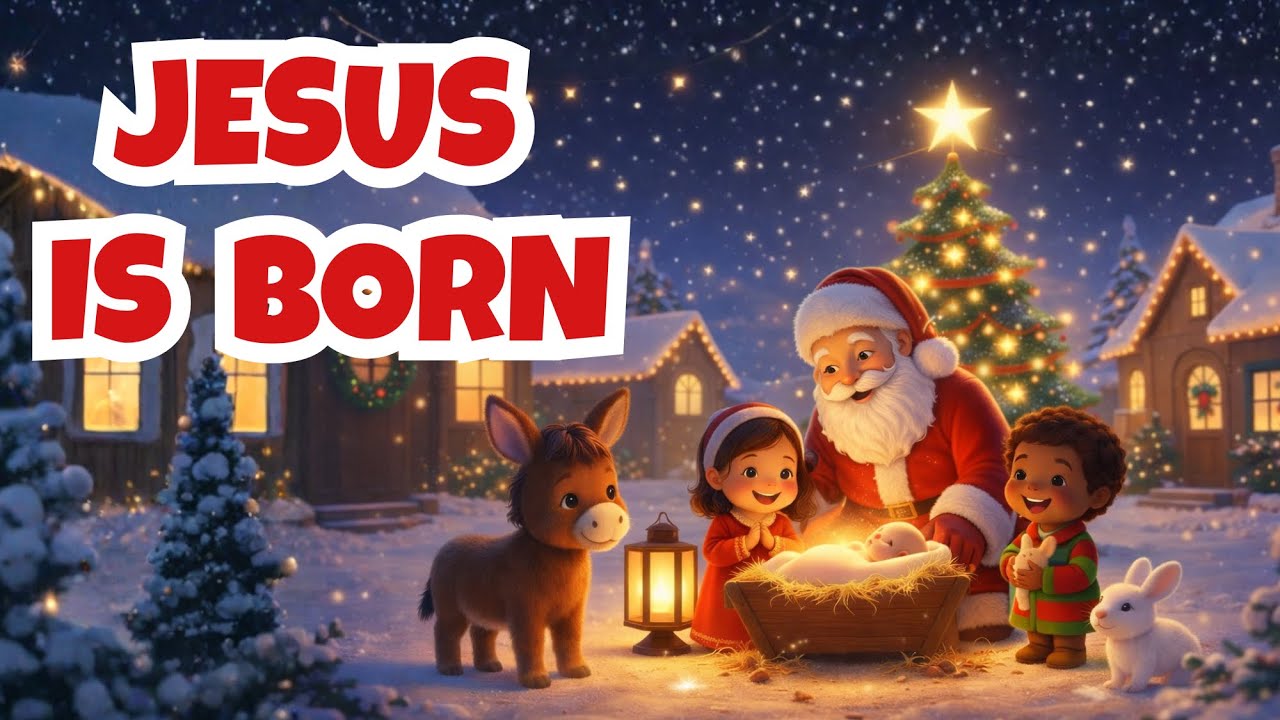 Jesus Is Born  | Christmas Christian Song for Kids | Nativity Worship